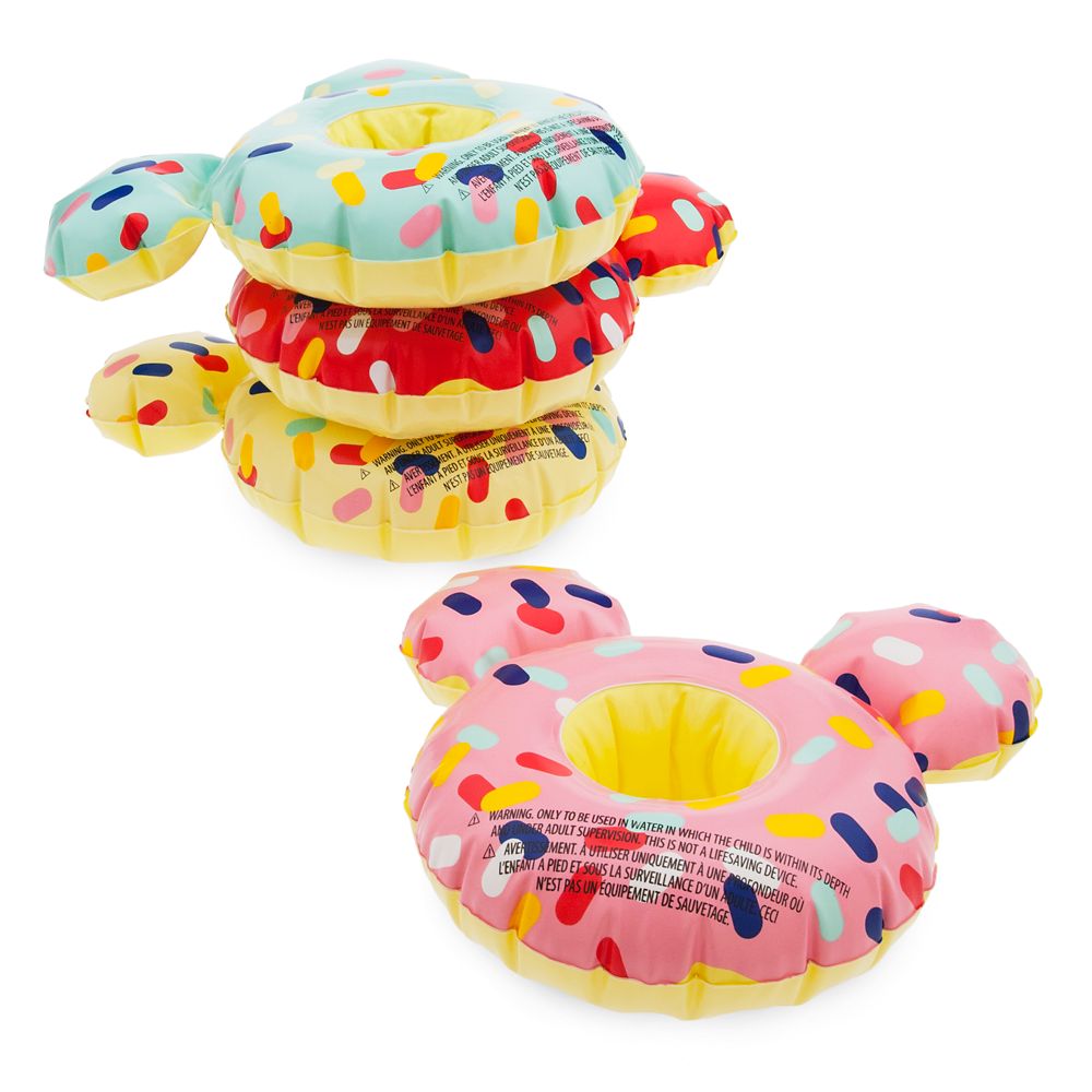 Mickey Mouse Donut Floating Drink Holder Set