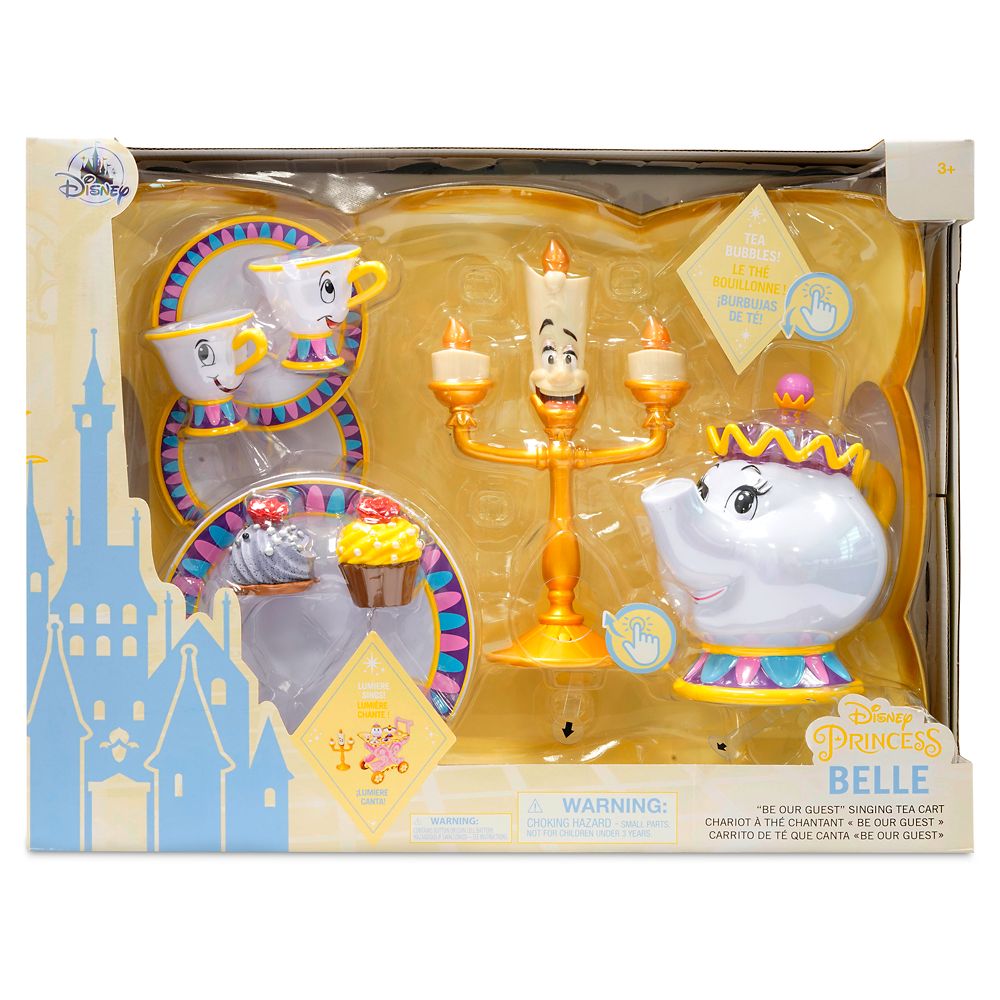 Beauty and the Beast ''Be Our Guest'' Singing Tea Cart Play Set