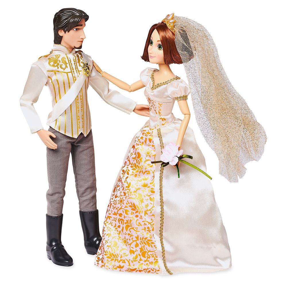 Rapunzel and Eugene Classic Wedding Doll Set - Tangled Ever After