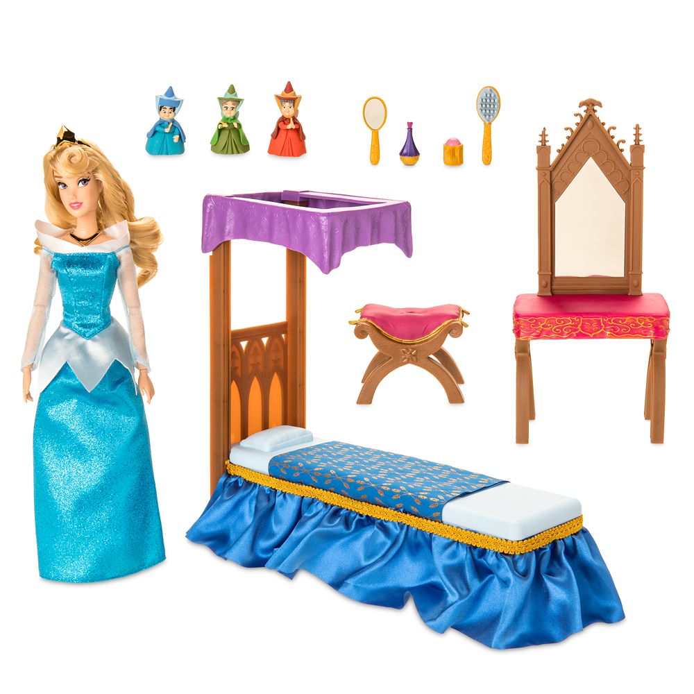 Aurora Classic Doll Bedroom Play Set – Sleeping Beauty