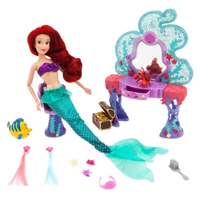 Ariel Classic Doll Underwater Vanity, Ariel Mermaid Vanity Set