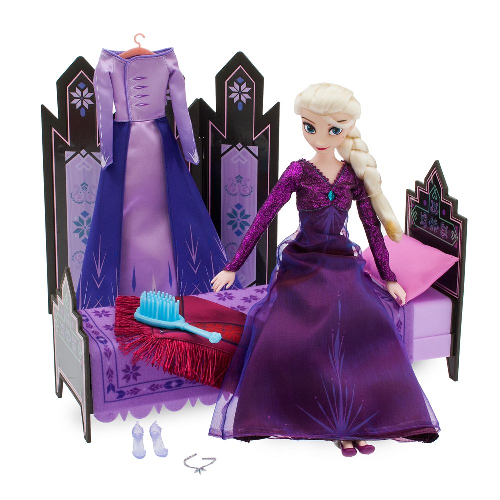 elsa doll and dress up set