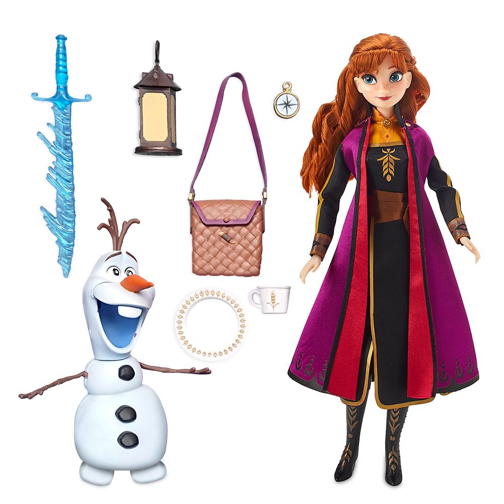 frozen playing dolls