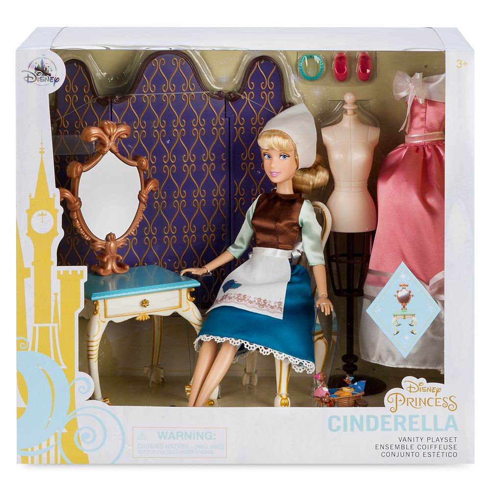 Cinderella Classic Doll with Vanity Play Set