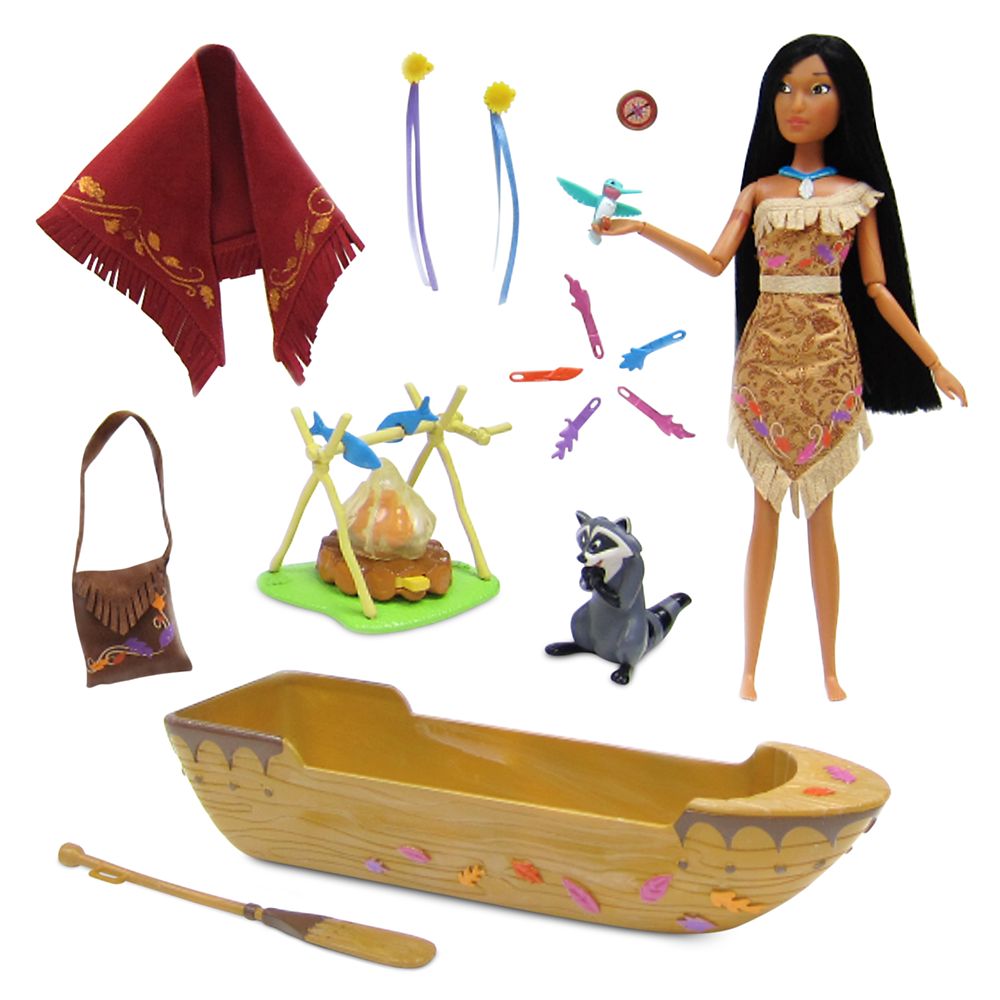 Pocahontas Riverbend Adventure Playset – Disney Classic Doll – 11 1/2''