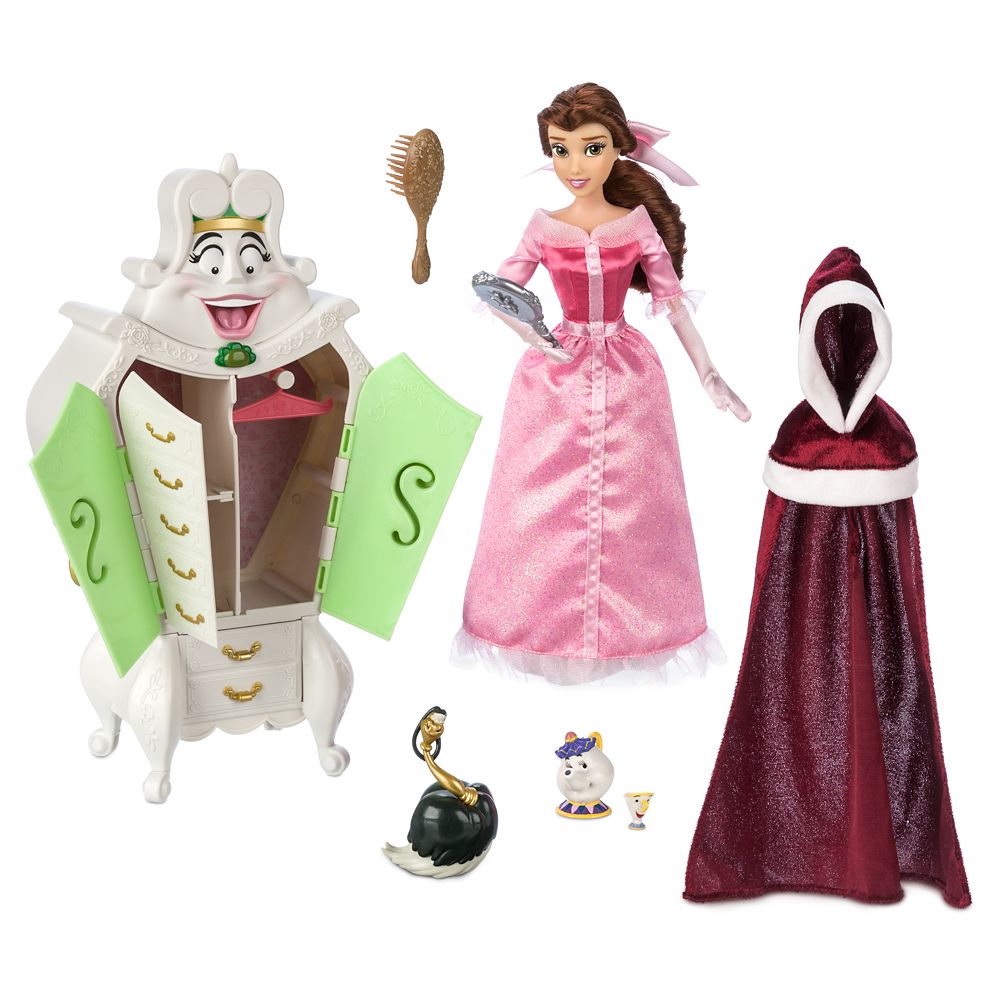 Belle Classic Doll Wardrobe Play Set – Beauty and the Beast here now