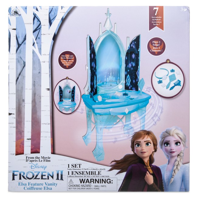 Elsa S Enchanted Ice Vanity Play Set, Frozen 2 Vanity Toy
