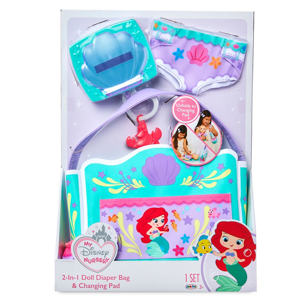 The Little Mermaid Doll Diaper Bag Play Set – My Disney Nursery