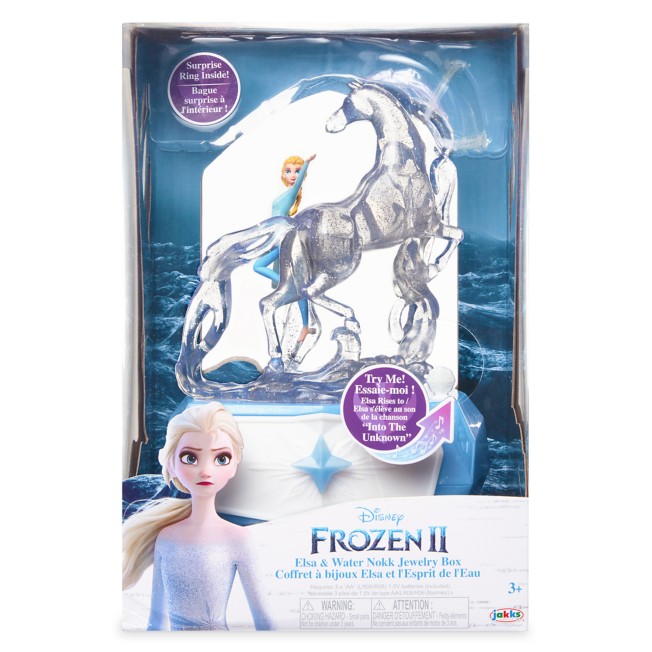 Details about   NEW Disney Frozen II Jewelry Music Box Elsa & Water Nokk Surprise Ring Princess 