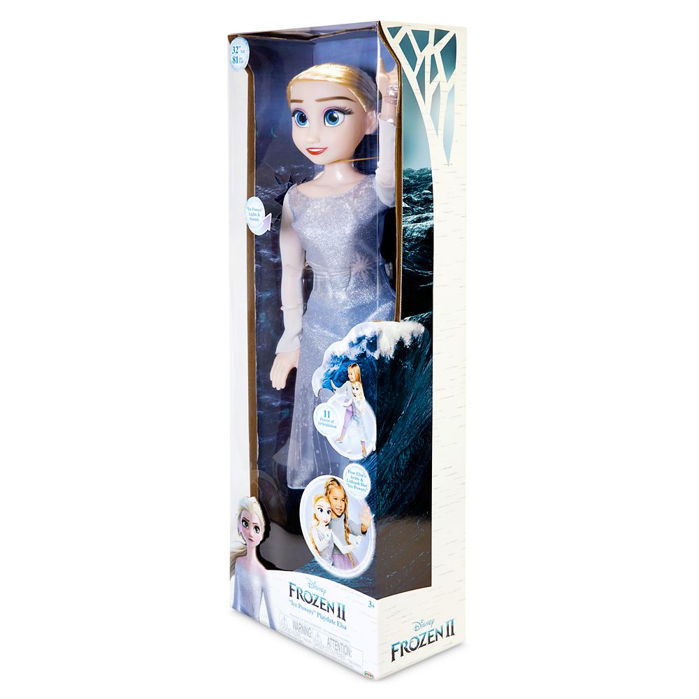 Elsa ''Ice Powers'' Playdate Doll – Frozen 2 – 32''