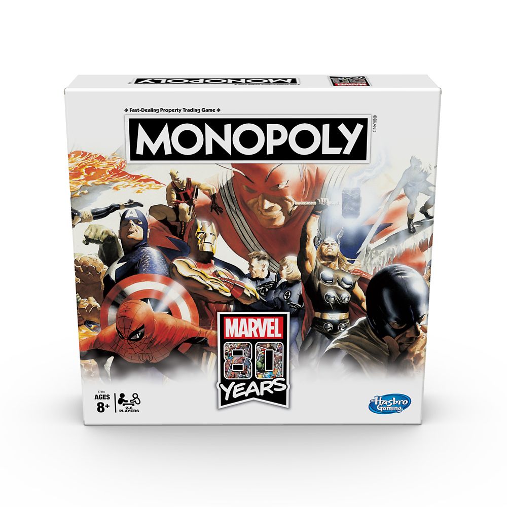 Marvel: 80 Years Monopoly Game by Hasbro is now available online