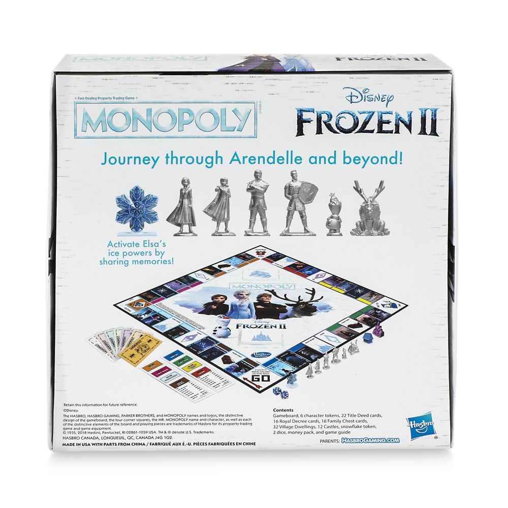 Frozen 2 Monopoly Game