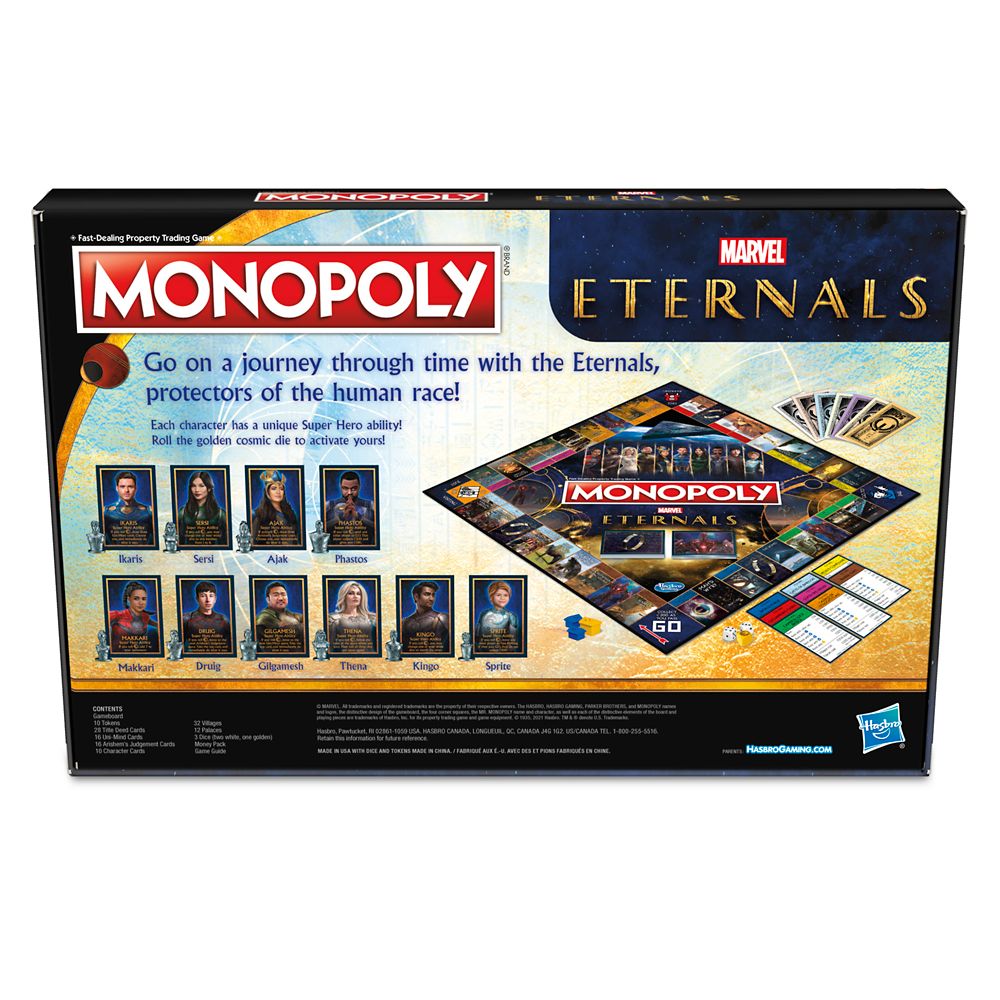 Eternals Monopoly Game