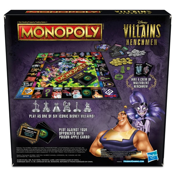 Disney Villains Henchmen Monopoly Game