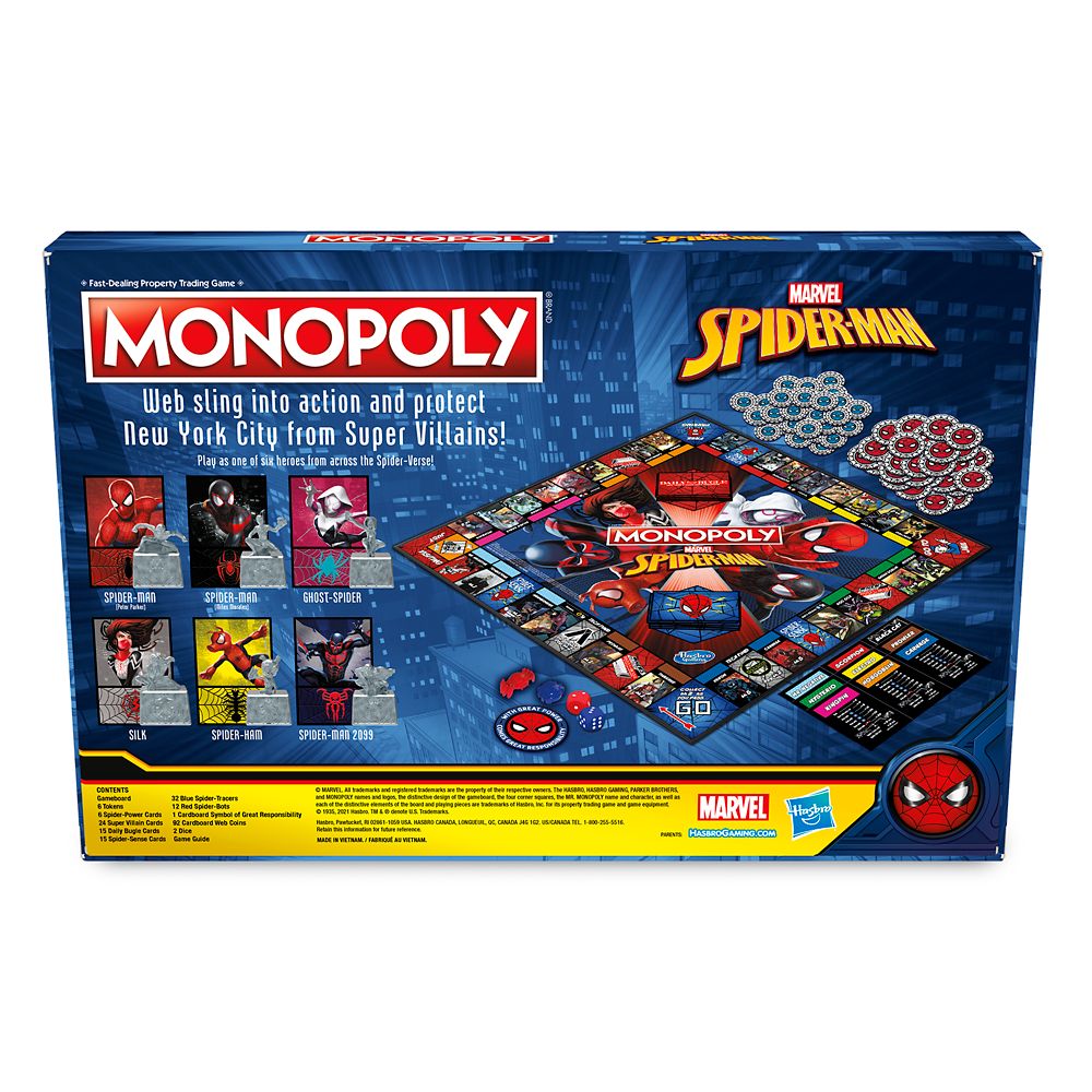 Spider-Man Monopoly Game