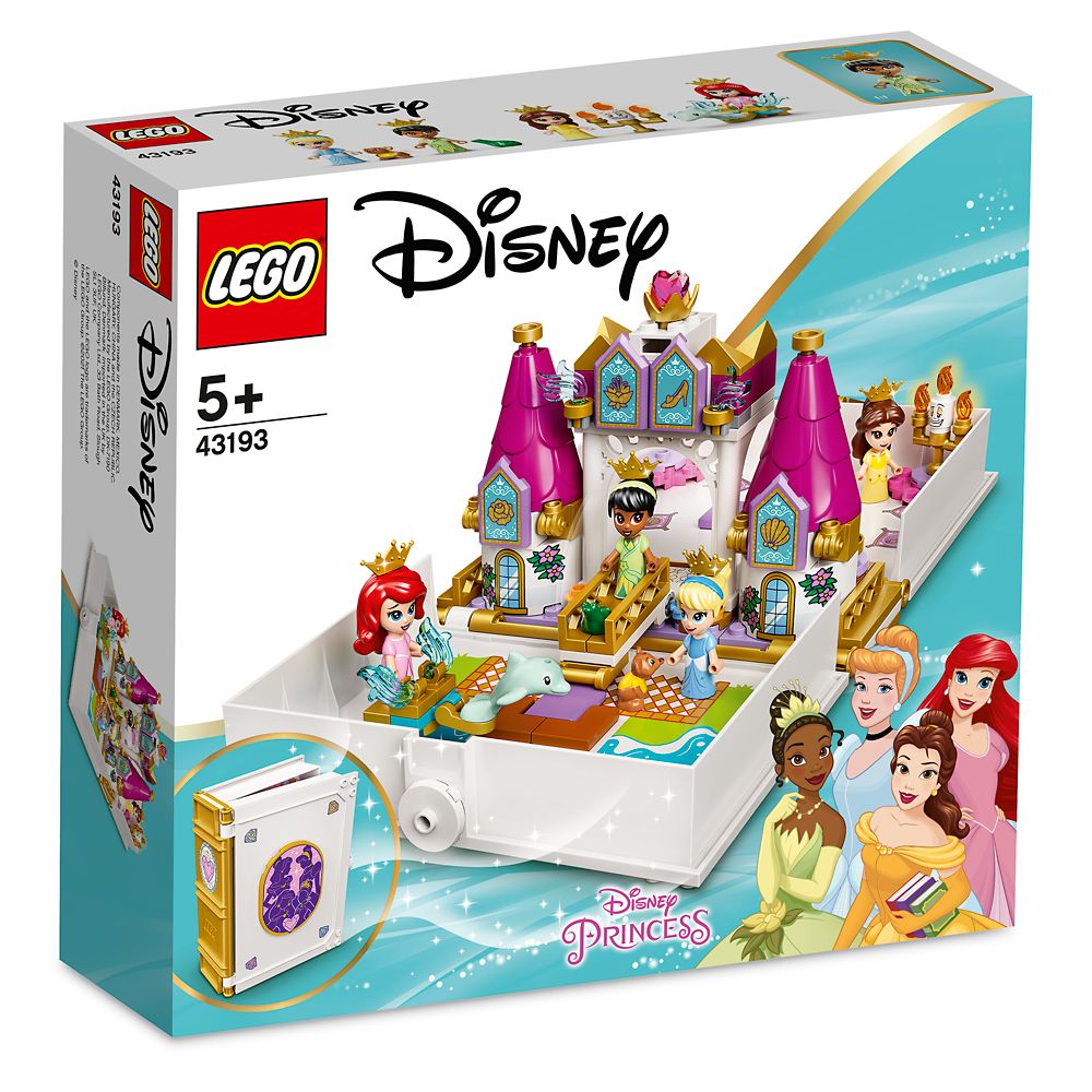 LEGO Ariel, Belle, Cinderella and Tiana's Storybook Adventures 43193