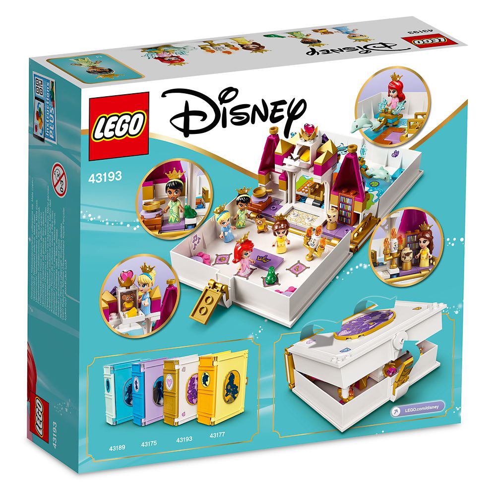 LEGO Ariel, Belle, Cinderella and Tiana's Storybook Adventures 43193