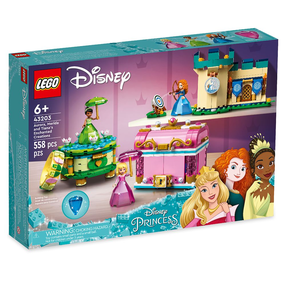 LEGO Aurora, Merida and Tiana's Enchanted Creations 43203