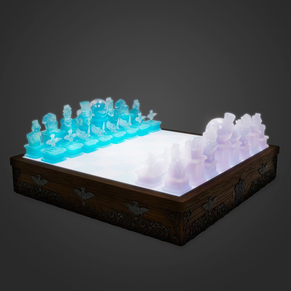 The Haunted Mansion Light-Up Chess Set