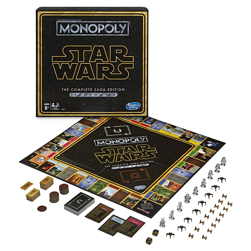 Star Wars Monopoly Game – The Complete Saga Edition | Disney Store