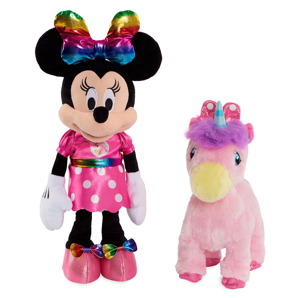 minnie walk & play puppy feature plush