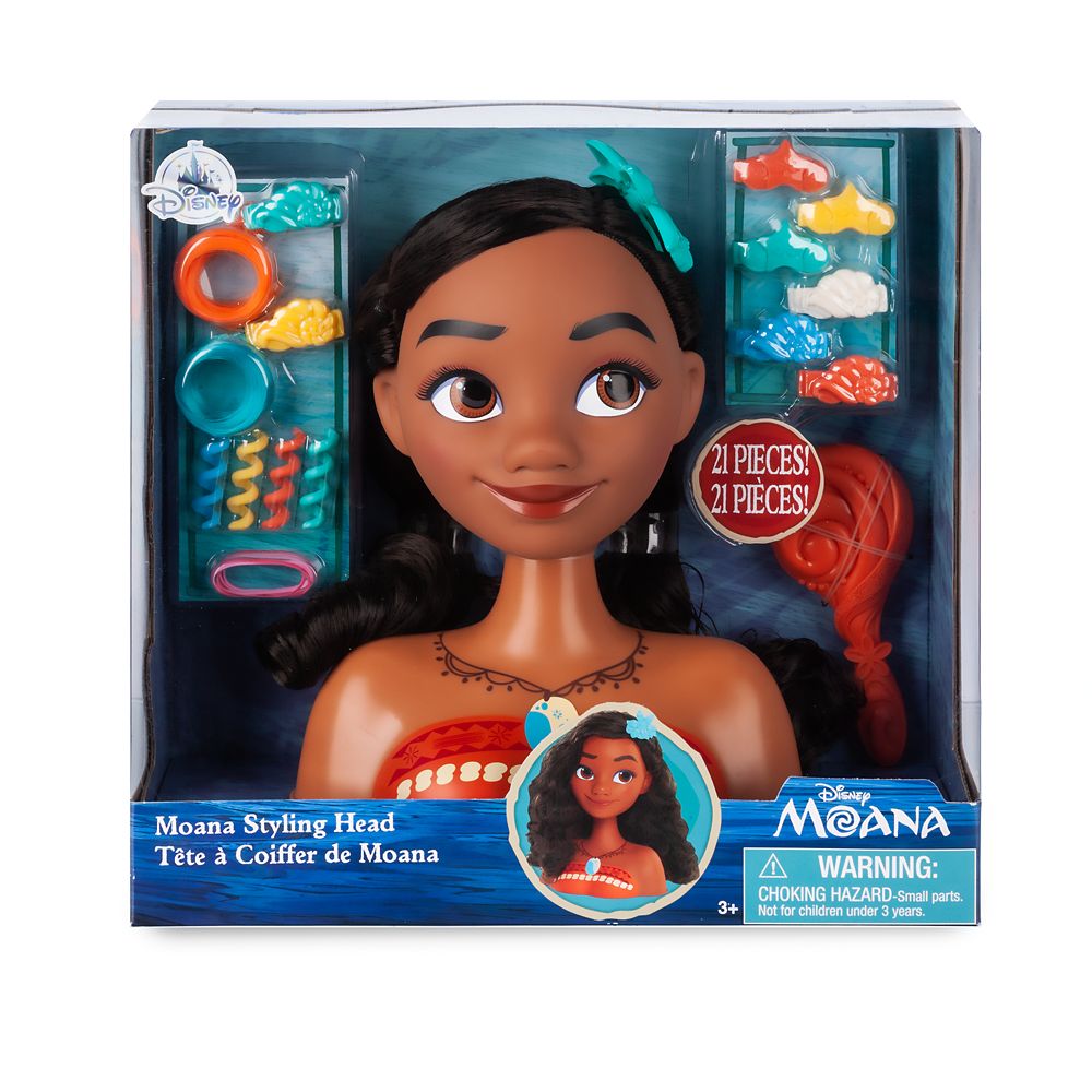 disney princess moana styling head