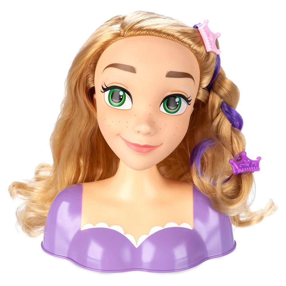 rapunzel hair styling head