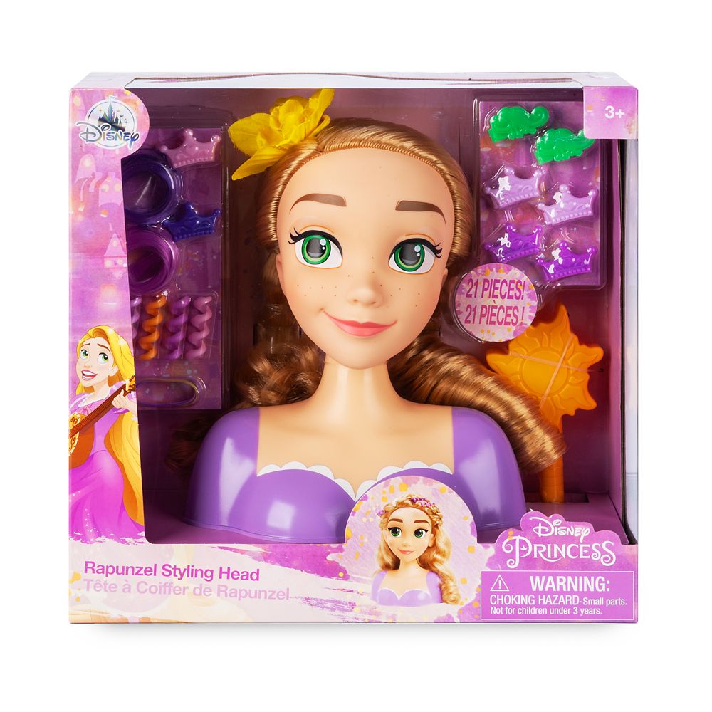 disney princess rapunzel styling head doll