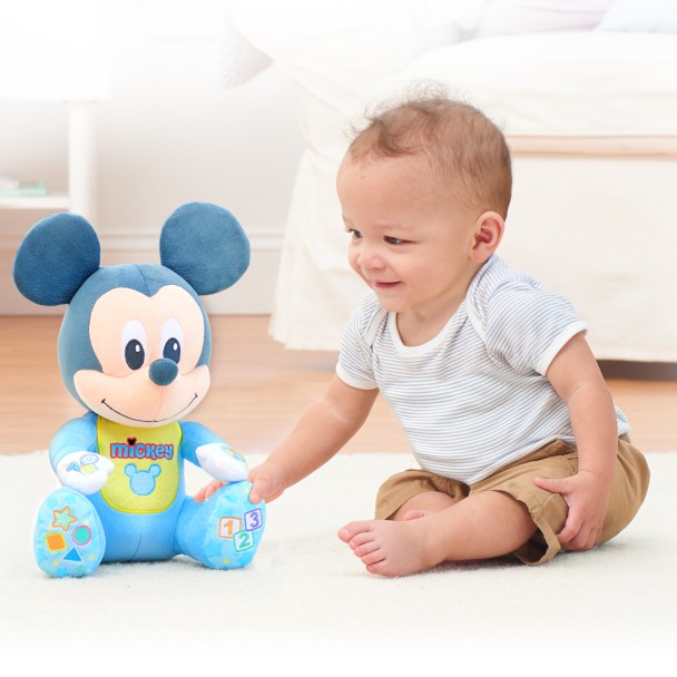 Clementoni - Mickey - Mon doudou lumineux musical - Disney Baby