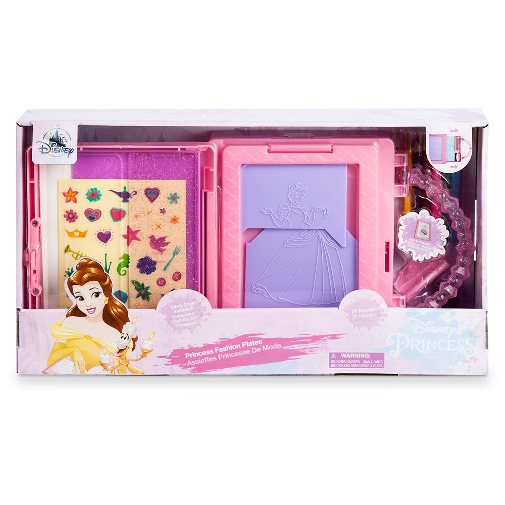 Disney Princess Fashion Plates Play Set