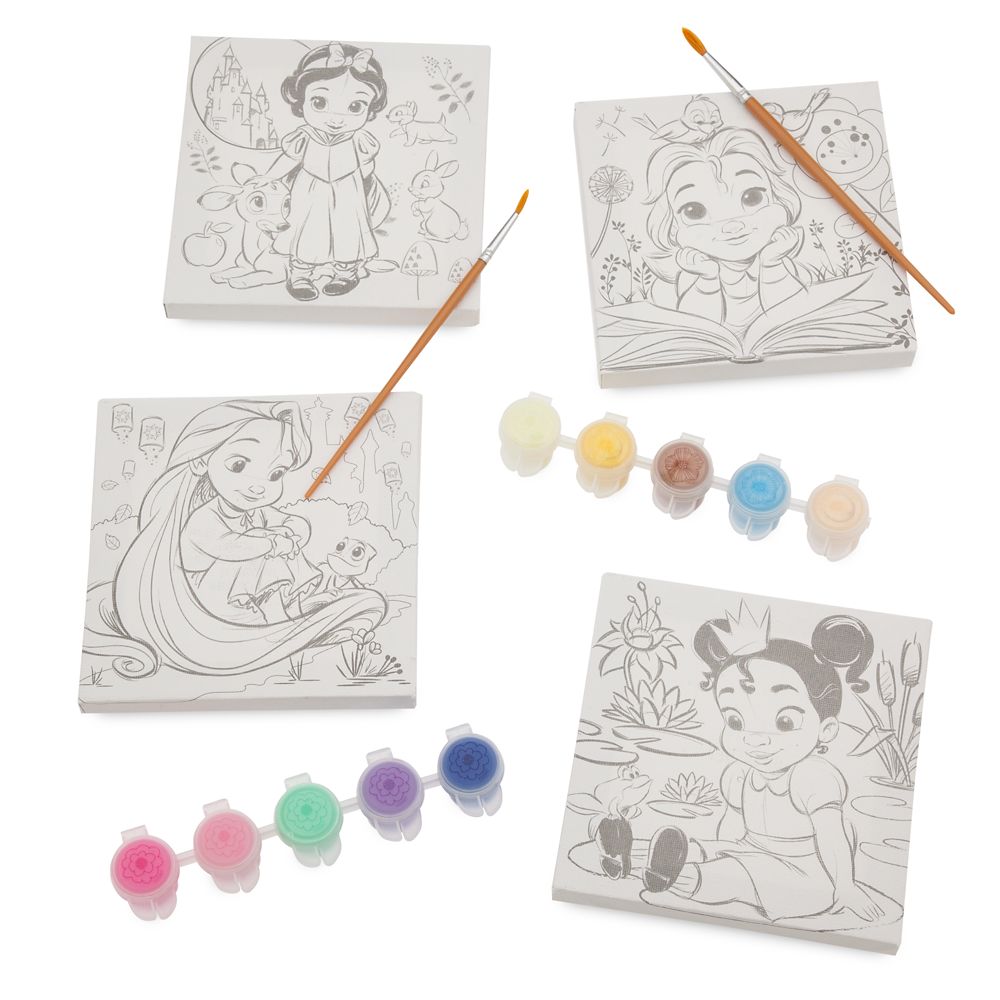 Disney Animators' Collection Canvas Paint Set