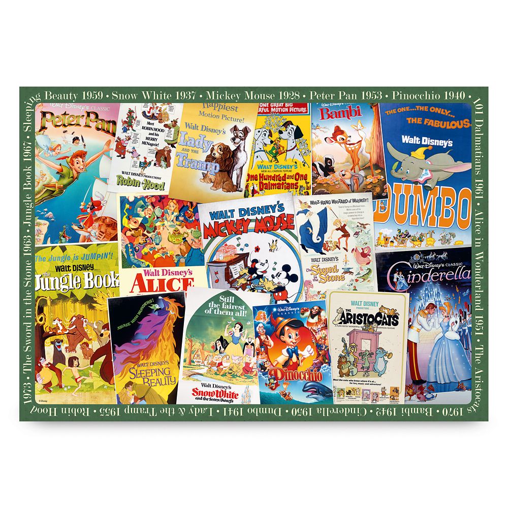 Disney Vintage Movie Poster Puzzle by Ravensburger