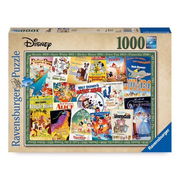 Disney Vintage Movie Poster Puzzle by Ravensburger
