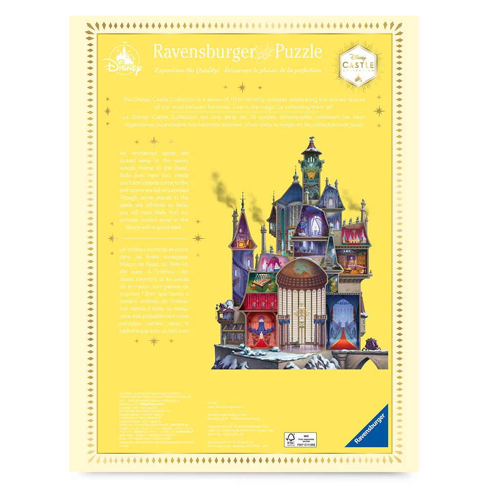 Belle Castle Puzzle by Ravensburger – Beauty and the Beast – Disney Castle Collection – Limited Release