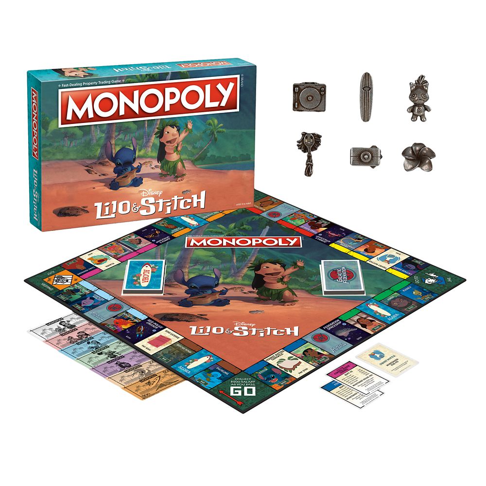 het is nutteloos aflevering scheepsbouw Lilo & Stitch Monopoly Game | shopDisney