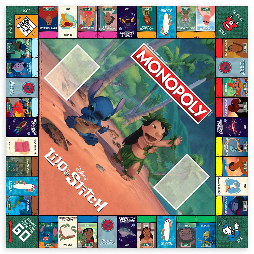 Disney Lilo & Stitch Monopoly Game