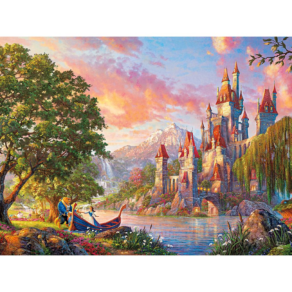 Beauty and the Beast Puzzle by Thomas Kinkade