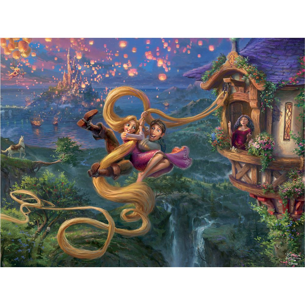 Tangled Puzzle by Thomas Kinkade | shopDisney