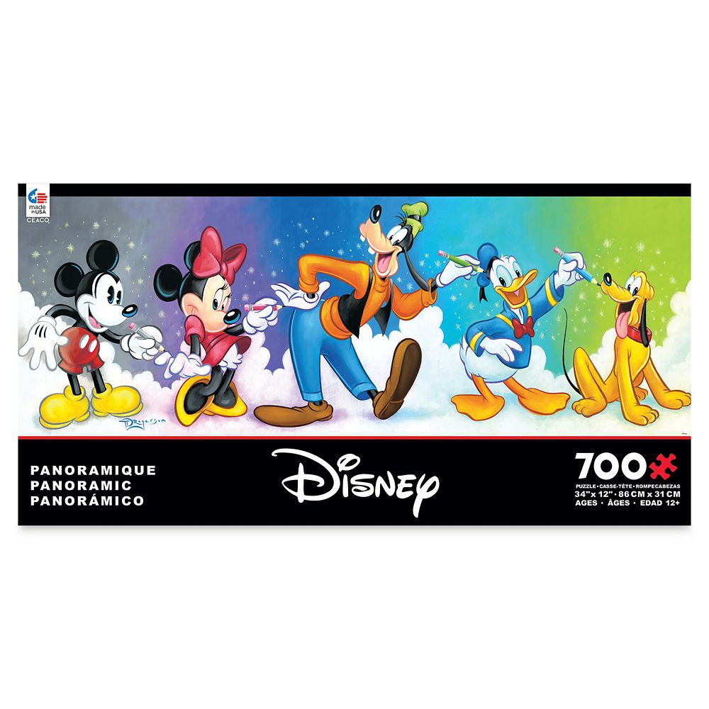 Mickey Mouse and Friends Panoramic Jigsaw Puzzle by Ceaco