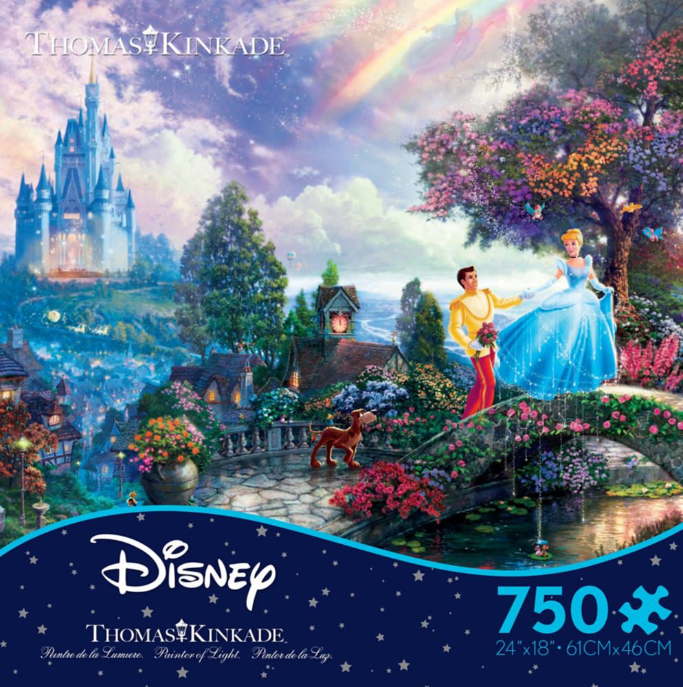 Cinderella Wishes Upon a Dream Puzzle by Thomas Kinkade