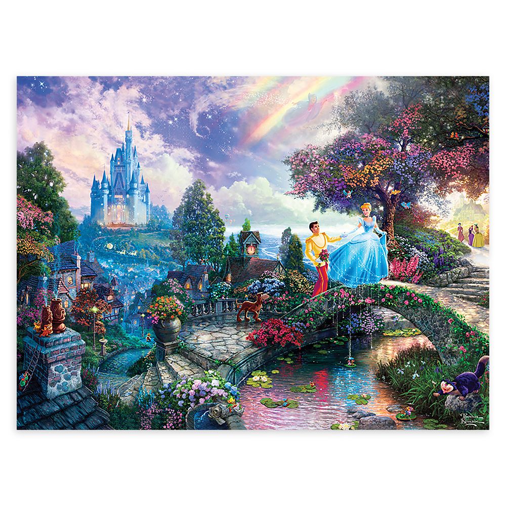 Cinderella Wishes Upon a Dream Puzzle by Thomas Kinkade is available ...