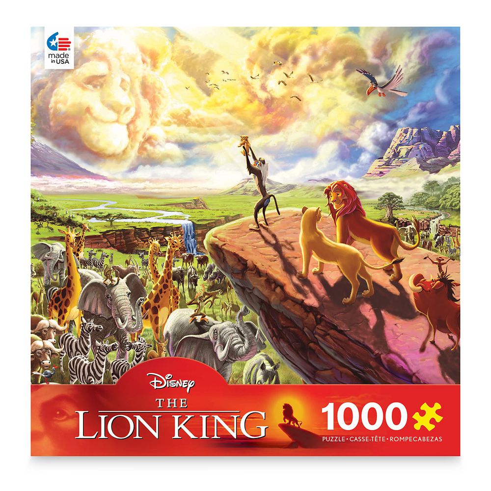 1000 piece jigsaw puzzle The Lion King Moonlight Hakunamatata 51x73.5cm 