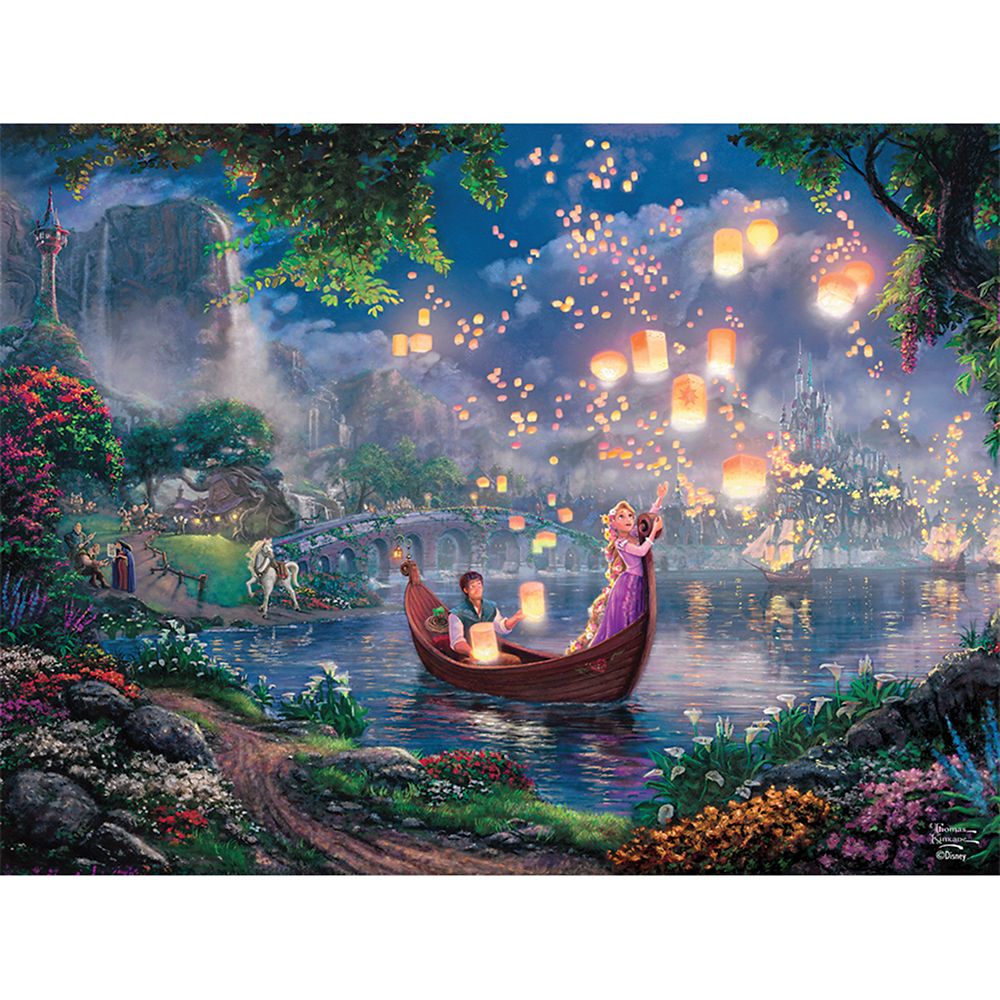 Tangled Jigsaw Puzzle by Thomas Kinkade