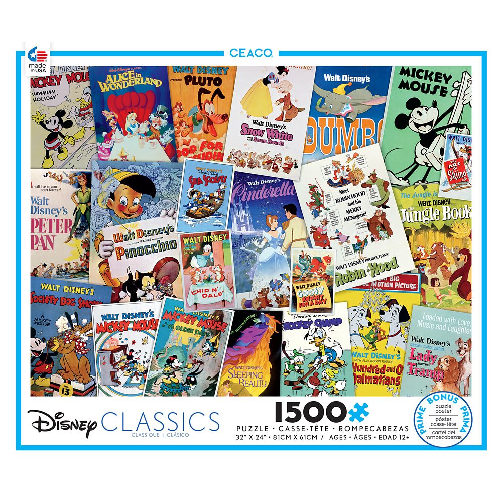 Disney Classic Posters Puzzle available online