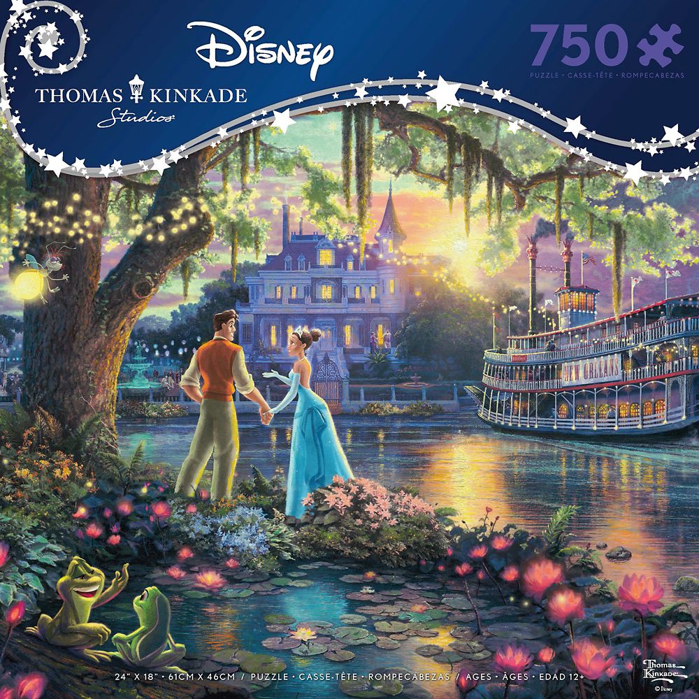 The Princess and the Frog Puzzle by Thomas Kinkade Studios