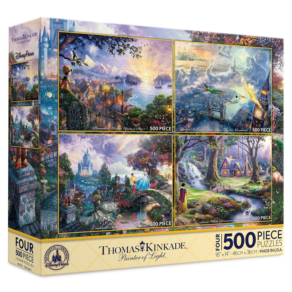 Thomas Kinkade 4 in 1 Puzzle Set