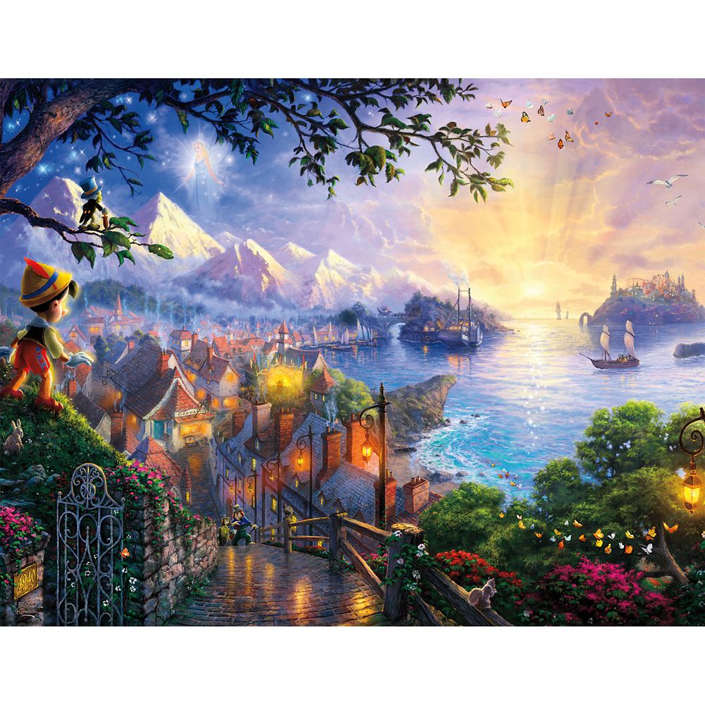 Thomas Kinkade 4 in 1 Puzzle Set