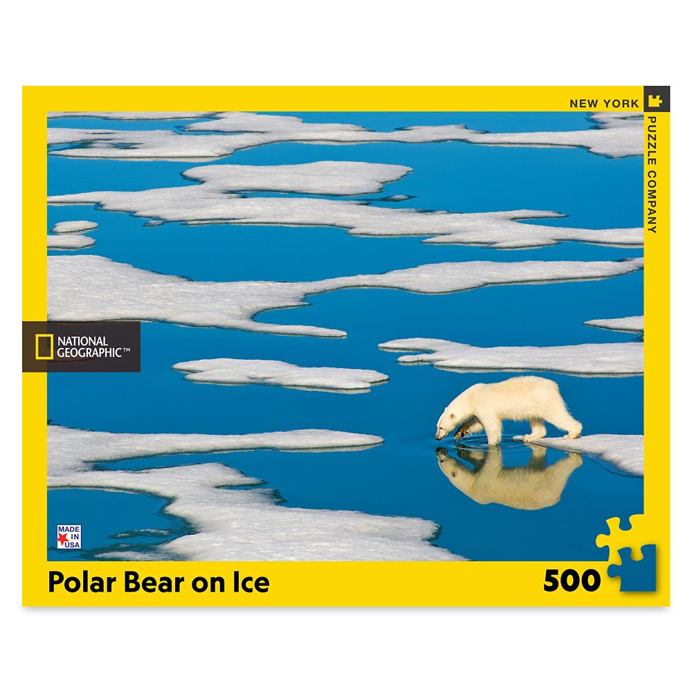 Polar Bear on Ice Puzzle – National Geographic