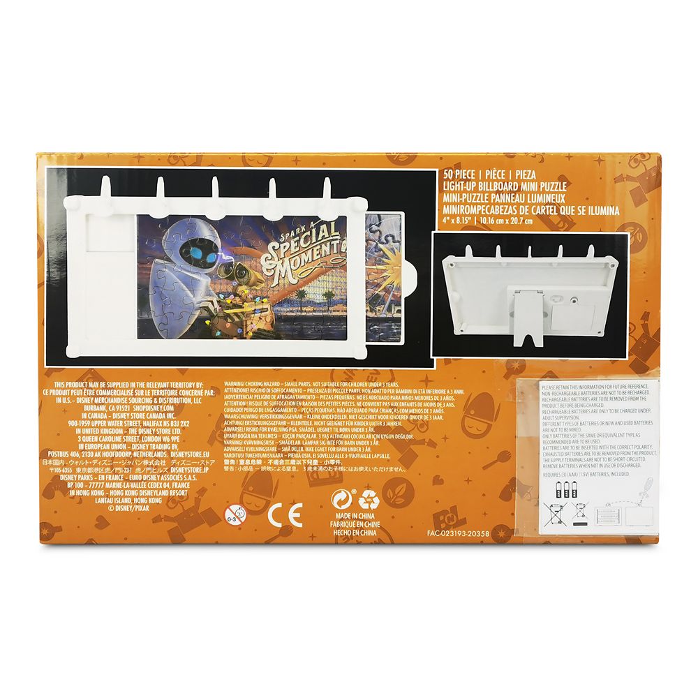 WALL•E and E.V.E. Light-Up Billboard Mini Puzzle