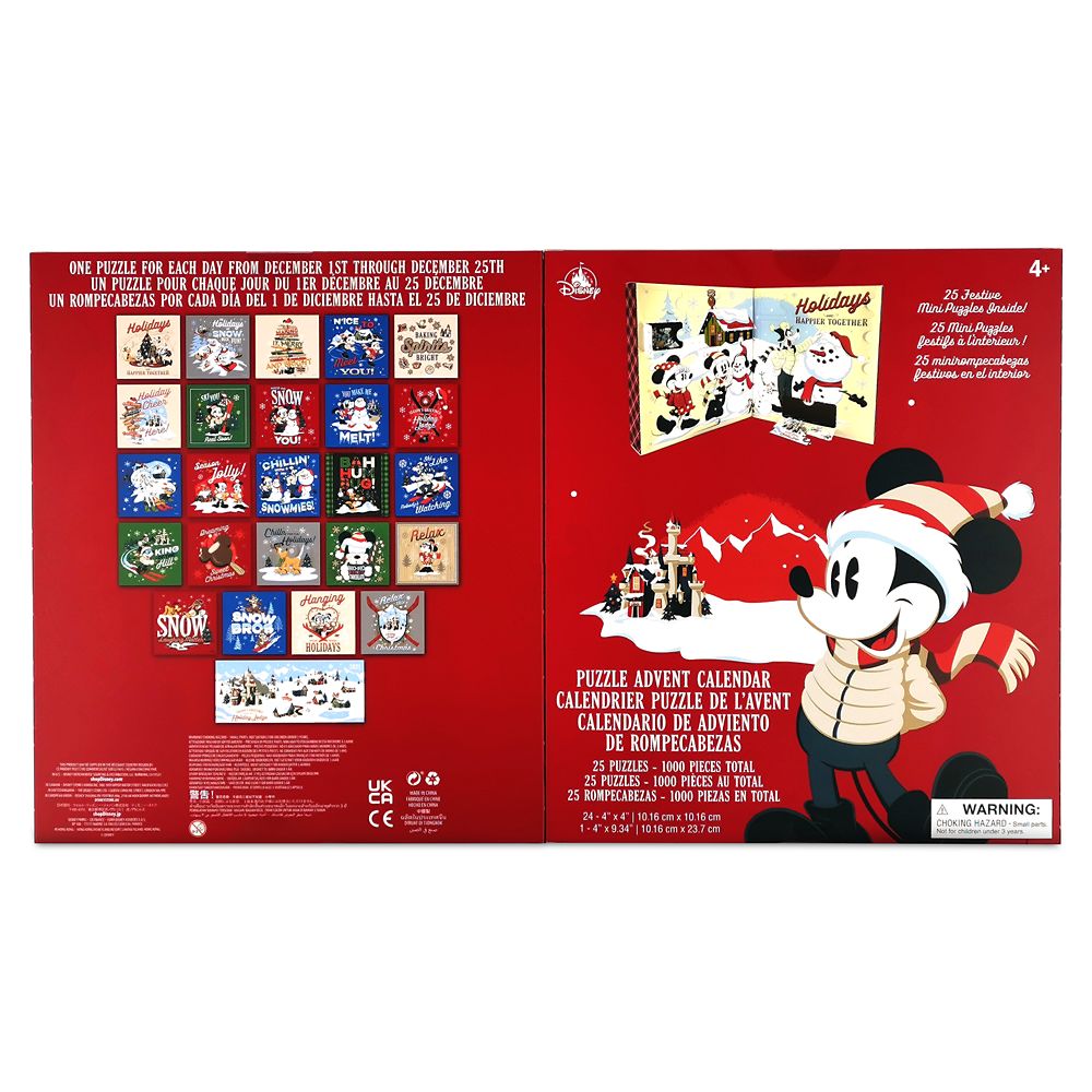 Mickey Mouse and Friends Puzzle Advent Calendar